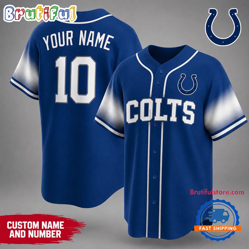 Indianapolis Colts NFL Team Pride Baseball Jersey