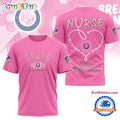 Indianapolis Colts Nurse Breast Cancer Awareness Limited Ediition 3D Shirt