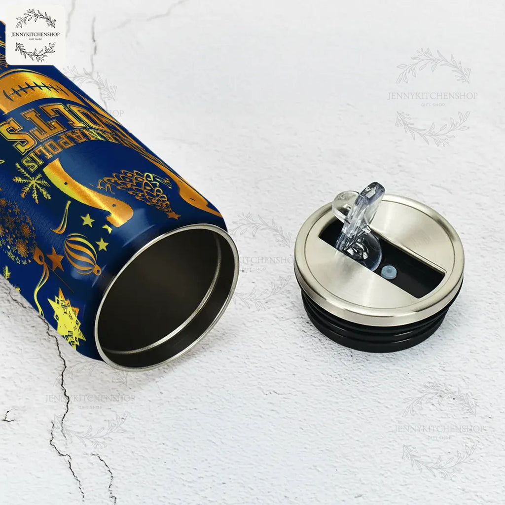 Indianapolis Colts x Christmas Can Shaped Tumbler