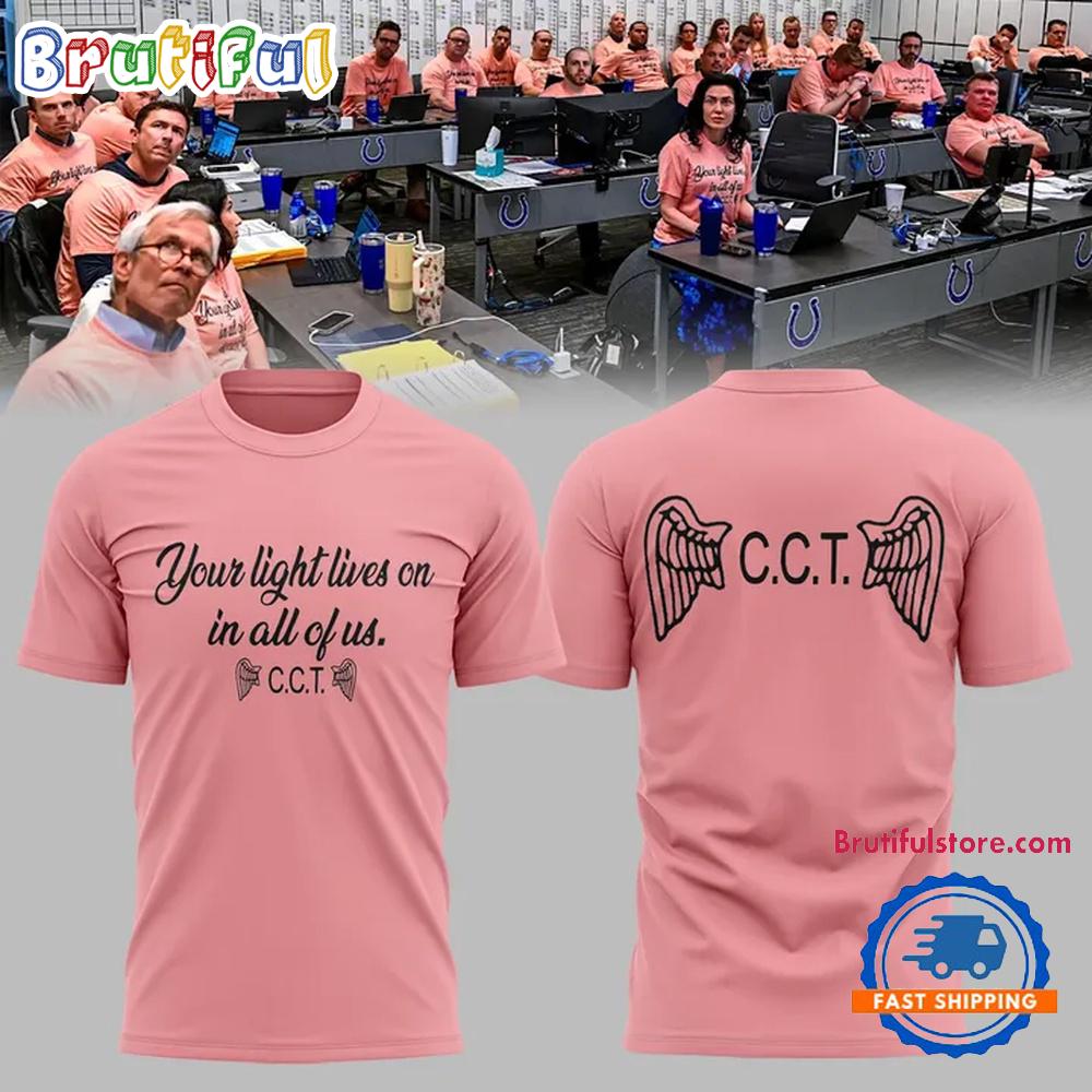 Indianapolis Colts Your Light Lives On In All Of Us CCT Hoodie T-Shirt