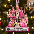 Inter Miami 2025 MLS Cup Champions Team Ornament