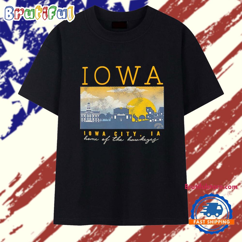 Iowa City Home Of The Hawkeyes Vintage T Shirt