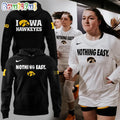 Iowa Hawkeyes 2025 Basketball Nothing Easy Black Hoodie T-Shirt