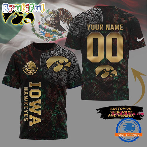 Iowa Hawkeyes Mexican Heritage New Unisex 3D Shirt
