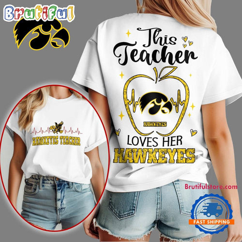 Iowa Hawkeyes Teacher Appreciation Month Vintage T Shirt