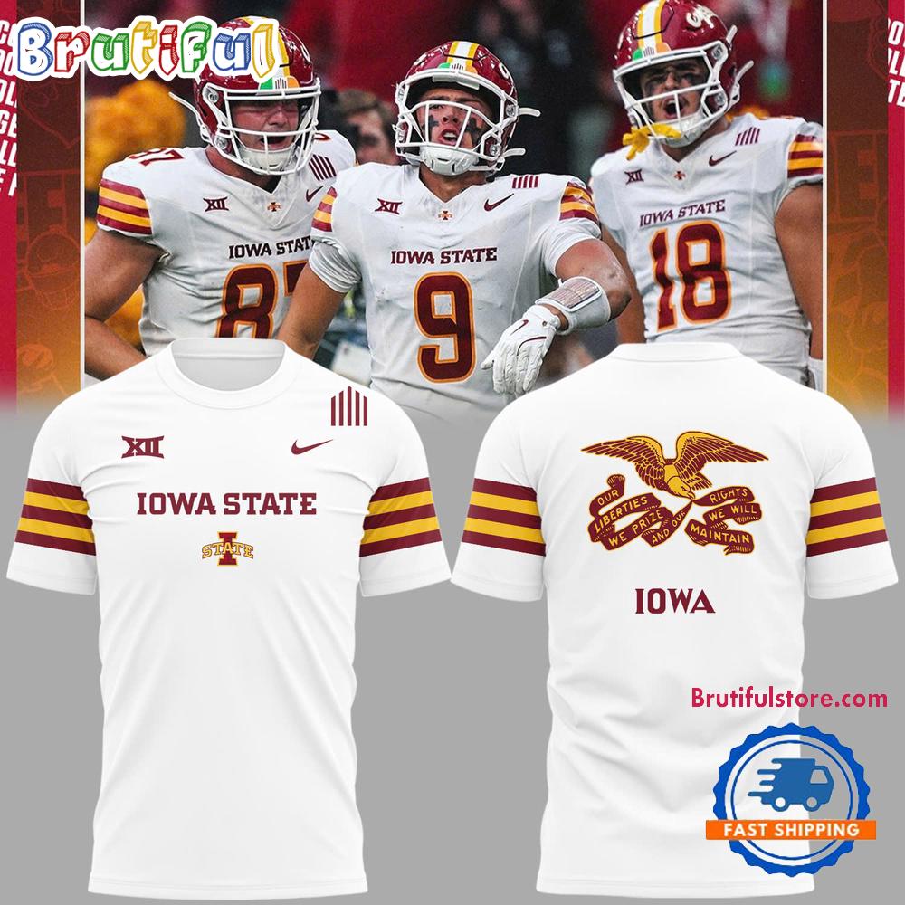 Iowa State Cyclone Flag Uniform 2025 Limited Edition Hoodie T-Shirt