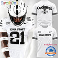 Iowa State Cyclones 2026 Icy Whites Uniform White Graphic T Shirt