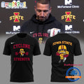 Iowa State Football Cyclone Strength 3D All Over Print Shirts