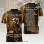 Iron Maiden Run For Your Lives 2026 Tour Graphic Hoodie