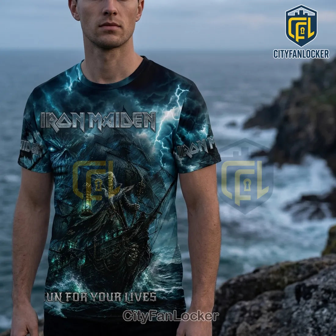 Iron Maiden Run For Your Lives Tour 2026 Band T-Shirt