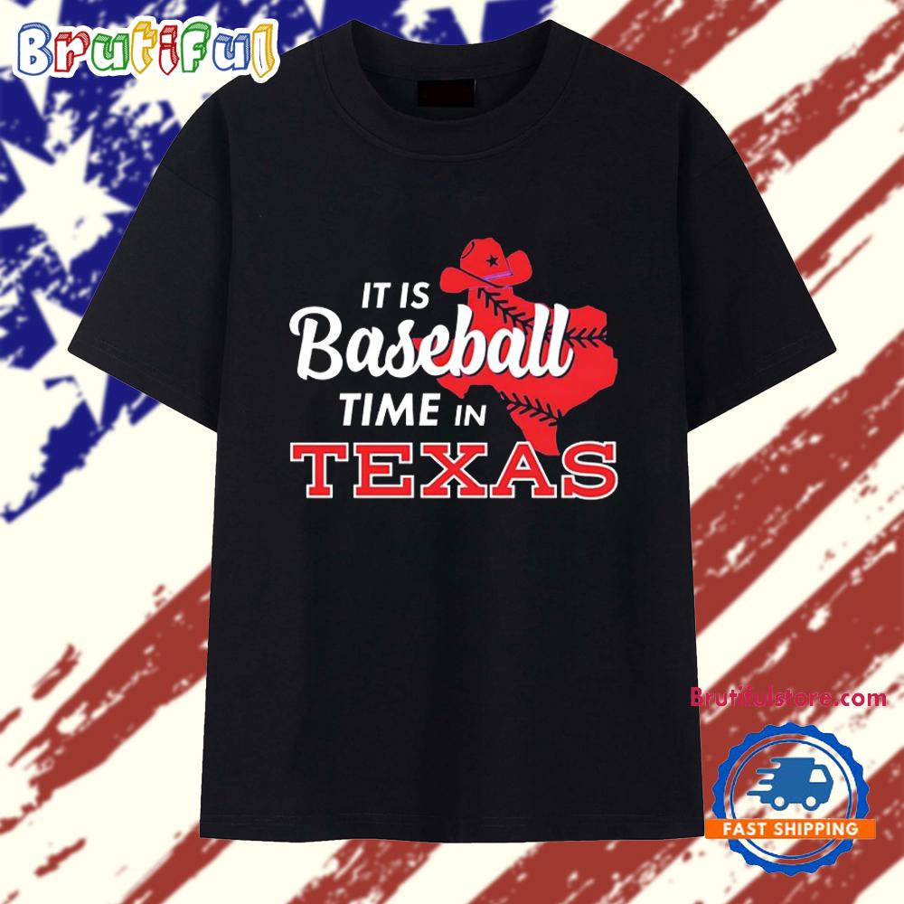 It’s Baseball Time in Texas Flood Relief T Shirt