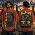 J Cole The Fall Off Tour 2026 Rust Orange T-Shirt