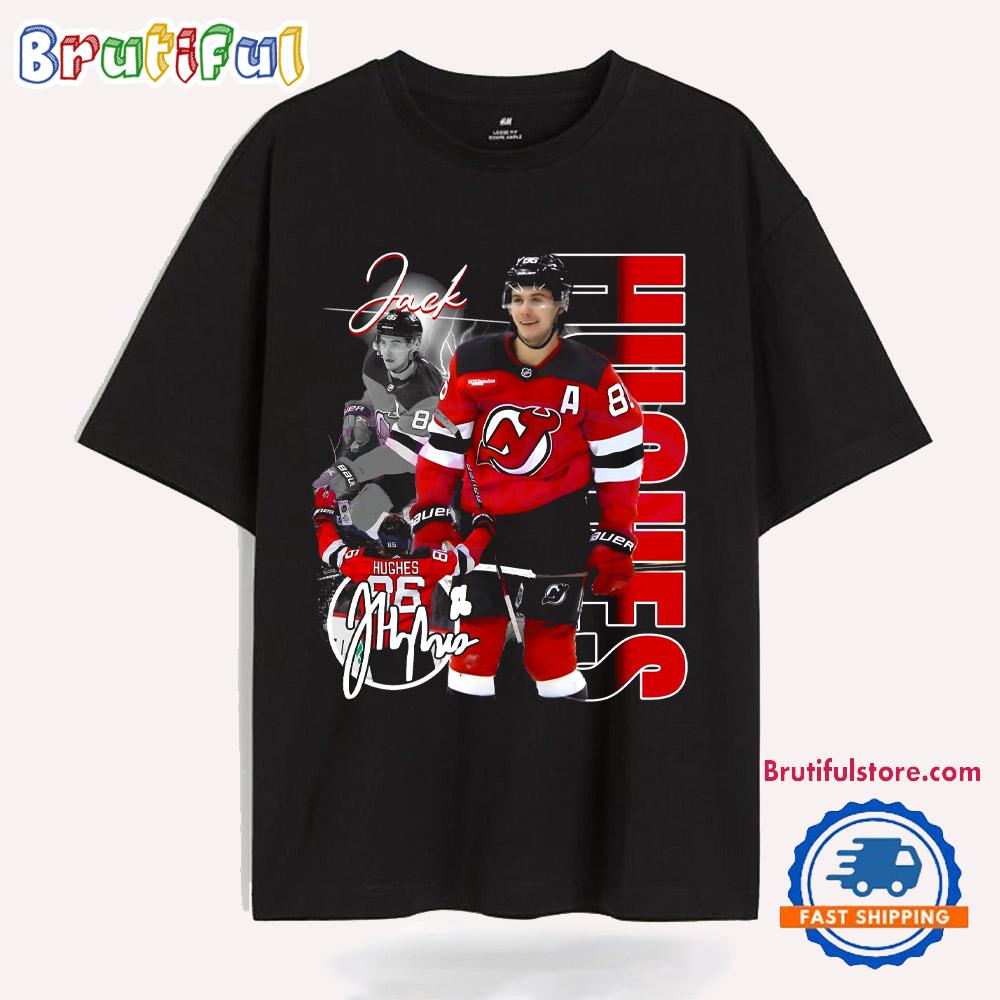 Jack Hughes New Jersey Devils Nhl Players T Shirt