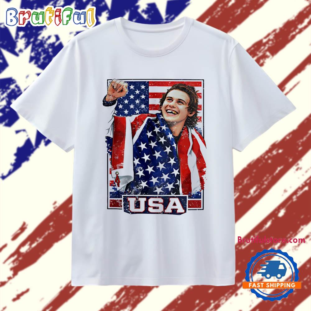 Jack Hughes Team Usa T Shirt