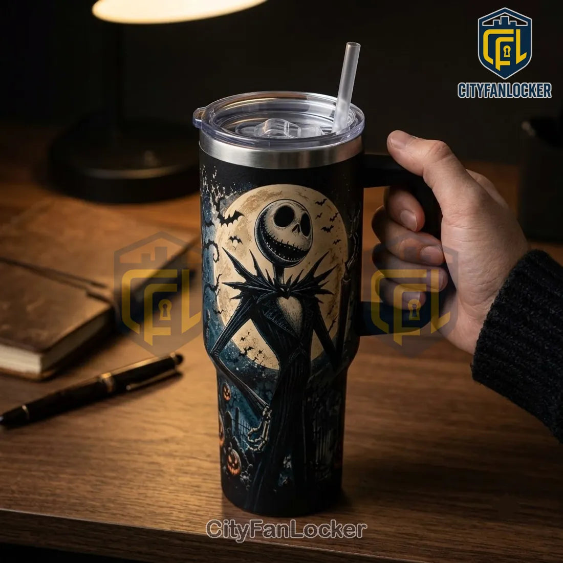 Jack Skellington Enter The Nightmare Stainless Steel Tumbler
