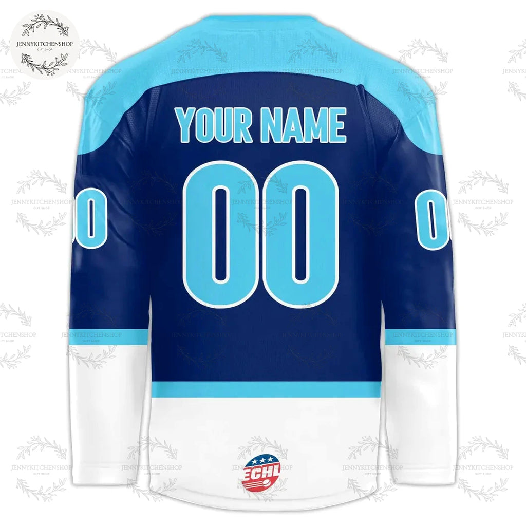 Jacksonville Icemen Hockey 2025 Opening Night Threads Hockey Jersey