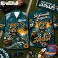 Jacksonville Jaguars 2026 NFL Mascot Beach Vibes Summer Hawaiian Shirt