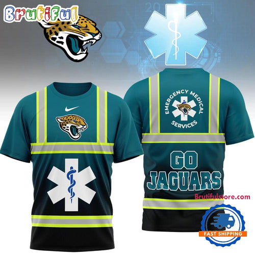 Jacksonville Jaguars 2026 NFL National EMT & Paramedic Day Special New 3D Shirt