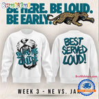 Jacksonville Jaguars Bring The Juice, Best Served Loud 2026 White Hoodie T-Shirt