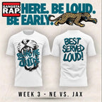 Jacksonville Jaguars Bring The Juice, Best Served Loud 2026 White Hoodie T-Shirt