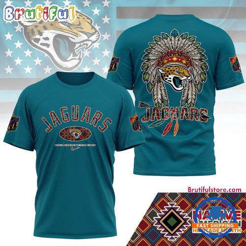Jacksonville Jaguars Native American Heritage Month 3D Shirt