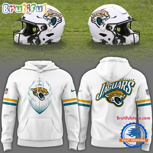 Jacksonville Jaguars NFL 2024 Limited Shell White Aura Hoodie1