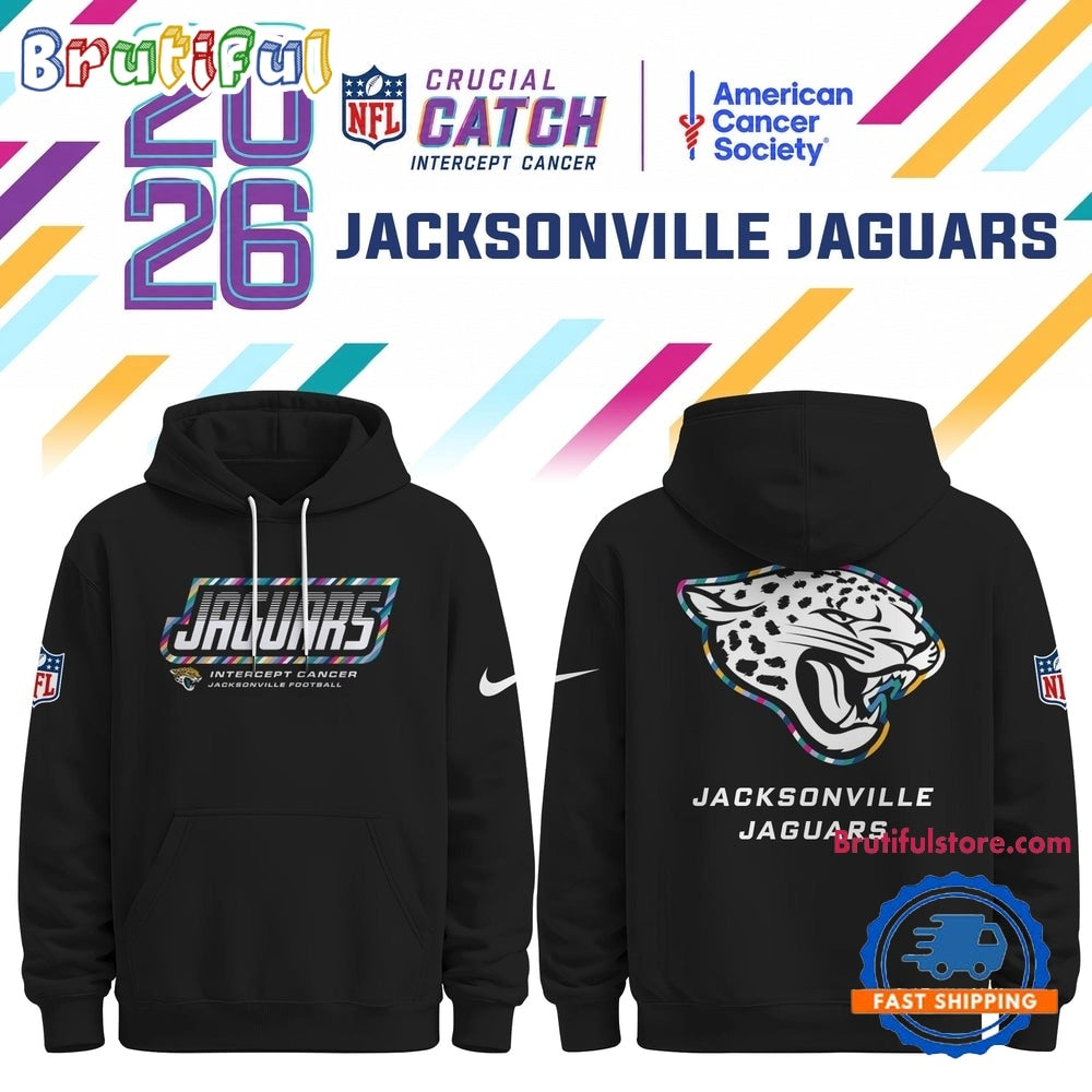 Jacksonville Jaguars NFL Crucial Catch 2026 Limited Edition Black Hoodie Shirt