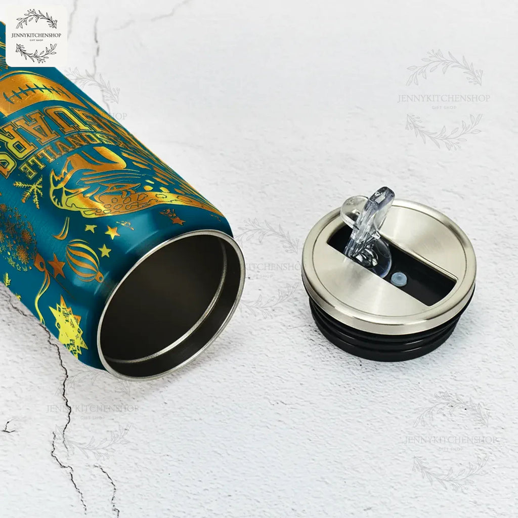 Jacksonville Jaguars x Christmas Can Shaped Tumbler