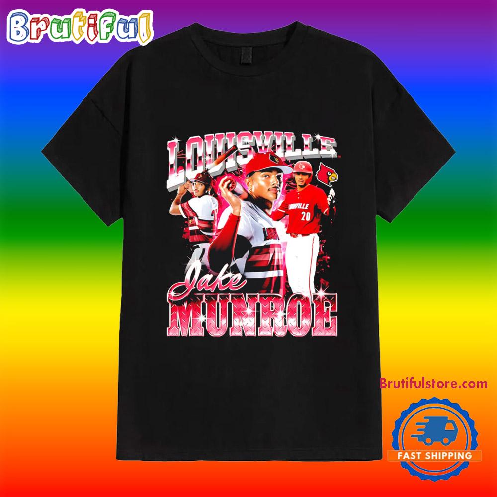 Jake Munroe Louisville Baseball Graphics Shirt