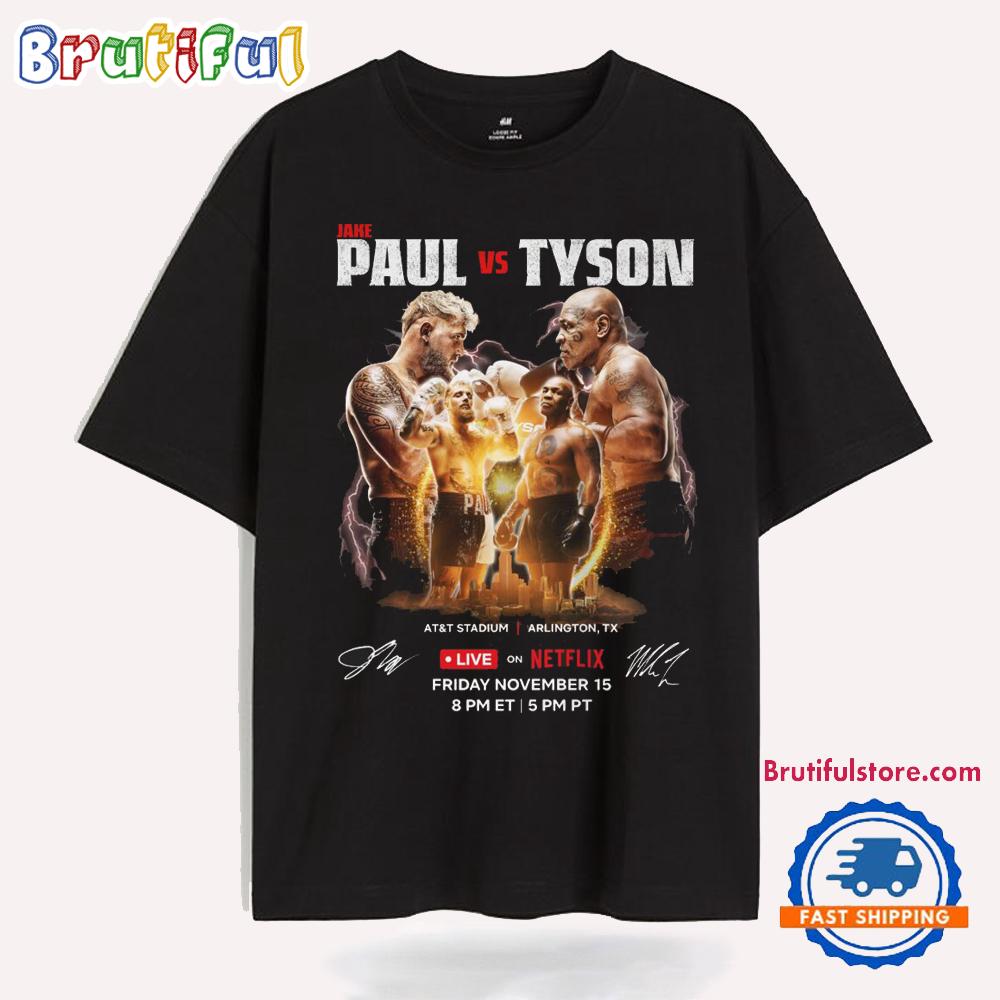 Jake Paul vs Mike Tyson Friday Now 15 2024 T Shirt