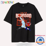 Jalen Brunson Jump Shot Shattered New York Knicks Signature T Shirt