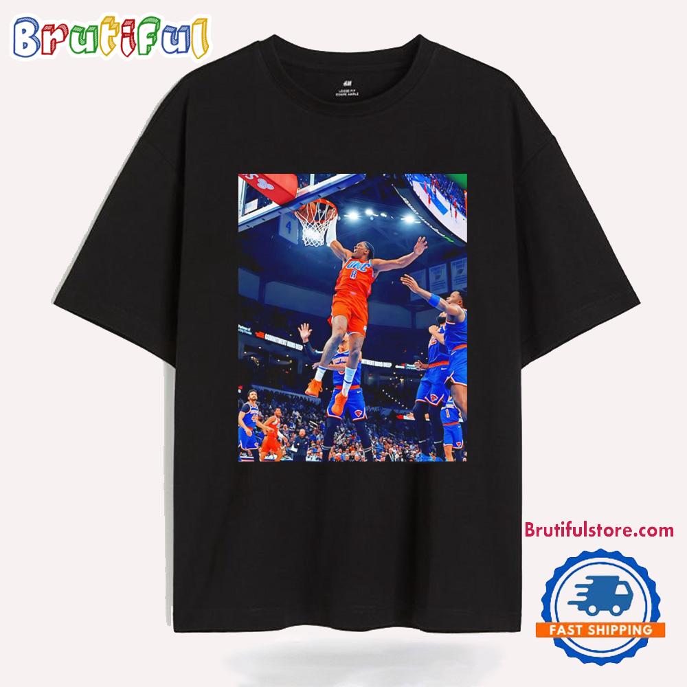 Jalen Williams Oklahoma City Thunder Moment Photo T Shirt