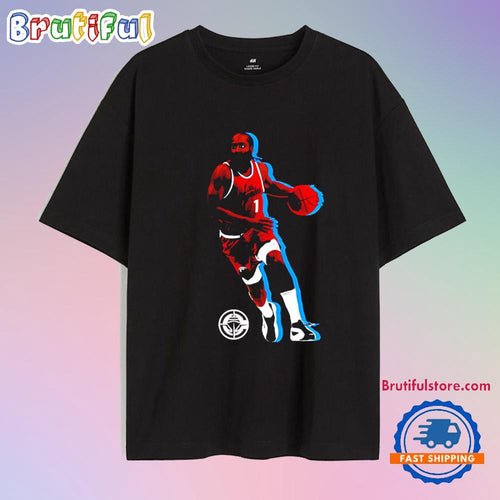 James Harden In Motion Los Angeles CLippers Graphic T Shirt