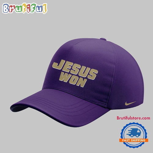 James Madison Dukes Football 2025 JESUS WON Cap