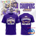 James Madison University Dukes 2025 Sun Belt Football Champions Limited Edition T Shirt