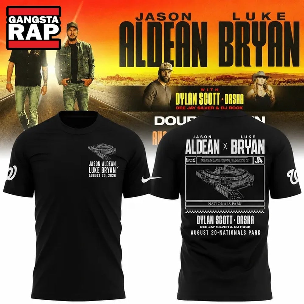 Jason Aldean and Luke Bryan x Washington Nationals 2026 Hoodie T-Shirt