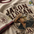 Jason Aldean Country Music Icon Signature Songbook T-Shirt