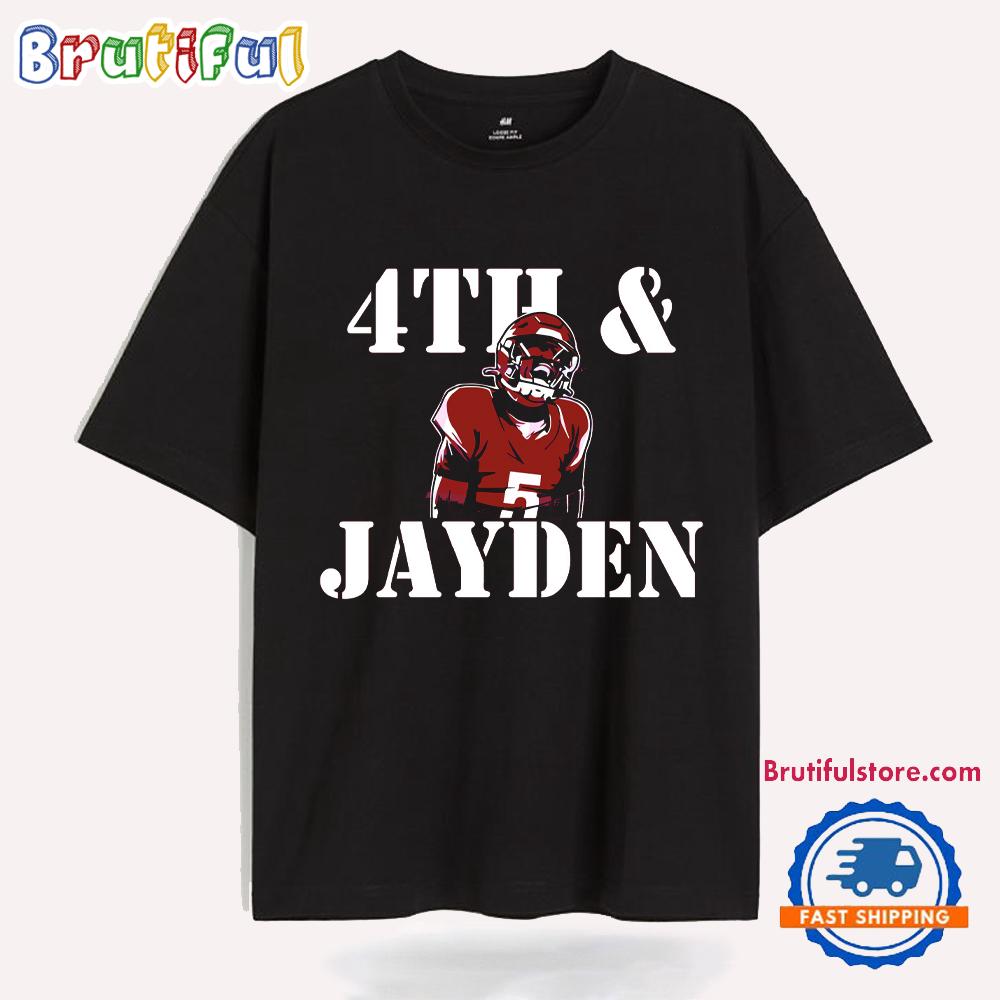 Jayden Daniels Fourth And Jayden Washington Commanders T Shirt