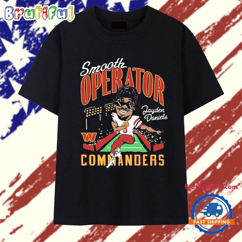 Jayden Daniels Washington Commanders Caricature 2025 T Shirt