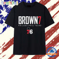 Jaylen Brown number 7 of Philadelphia 76ers logo T Shirt