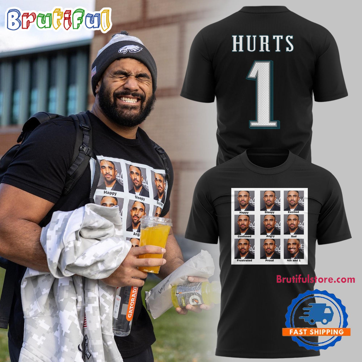 Jaylen Hurts Philadelphia Eagles Special Edition Hoodie T-Shirt