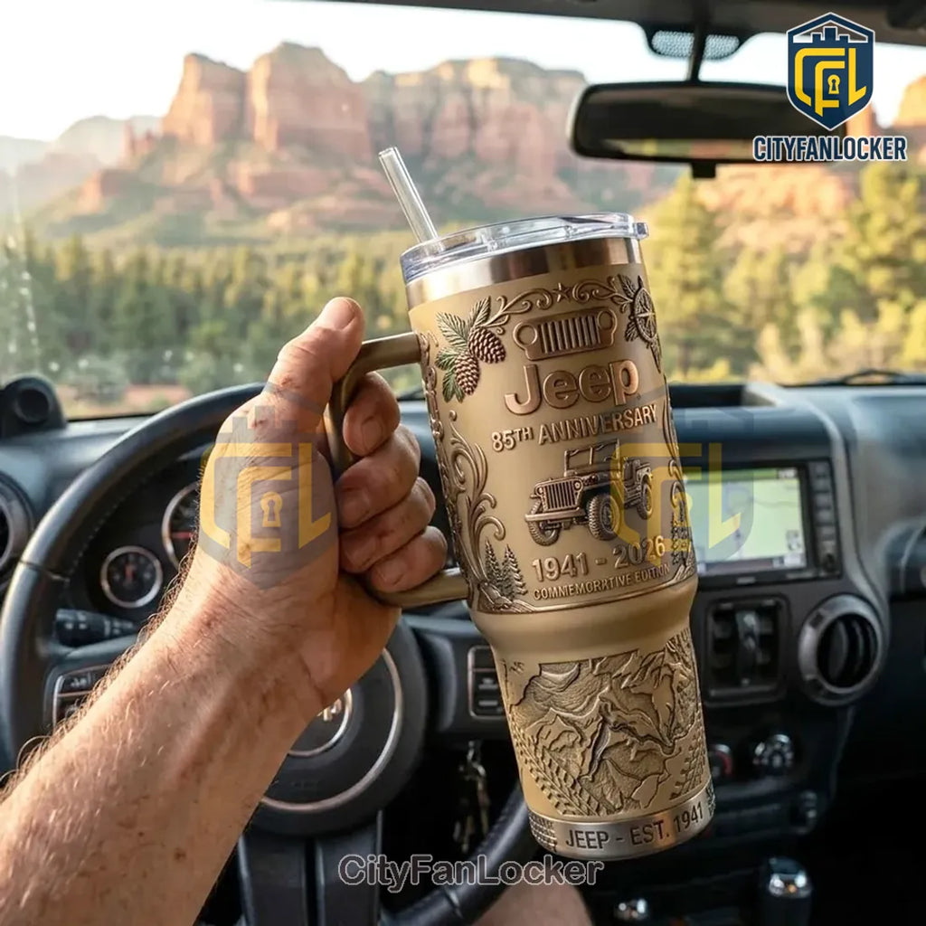 Jeep 85th Anniversary Collector’s Edition 40oz Stanley Tumbler