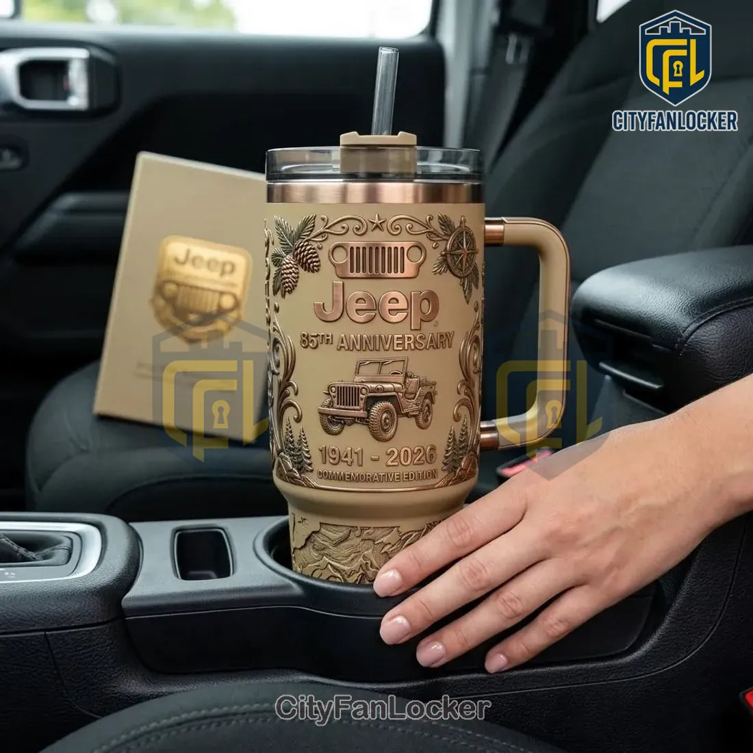 Jeep 85th Anniversary Collector’s Edition 40oz Stanley Tumbler