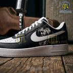 Jelly Roll x Whitsitt Edition Black and White Leather Custom AF1