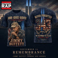 Jimmy Buffett Tribute Portrait Twin Towers 343 3D Shirt