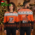 Joe Burrow 9 Cincinnati Bengals Who Dey Ugly Christmas Sweater