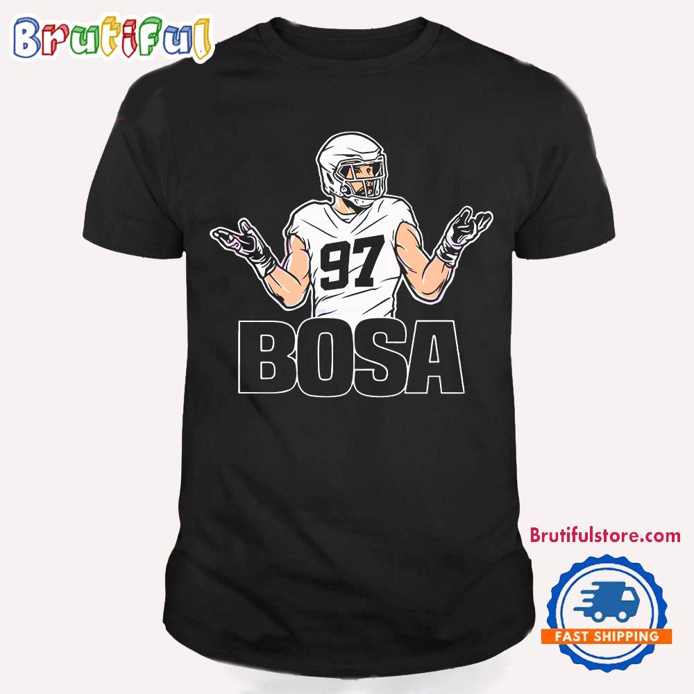 Joey Bosa Shrug 97 Buffalo Bills T Shirt