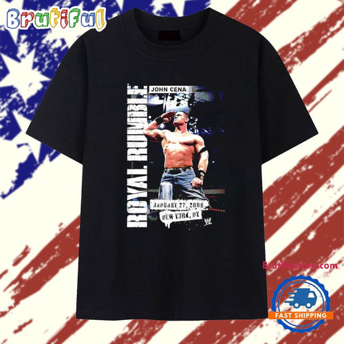 John Cena Royal Rumble 2008 vinatge T Shirt