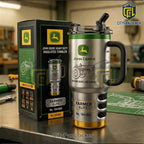 John Deere Limited Edition Stainless Steel 40oz Stanley Tumbler