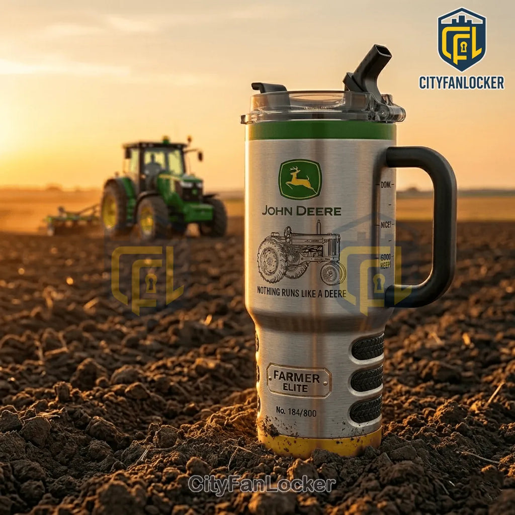 John Deere Limited Edition Stainless Steel 40oz Stanley Tumbler